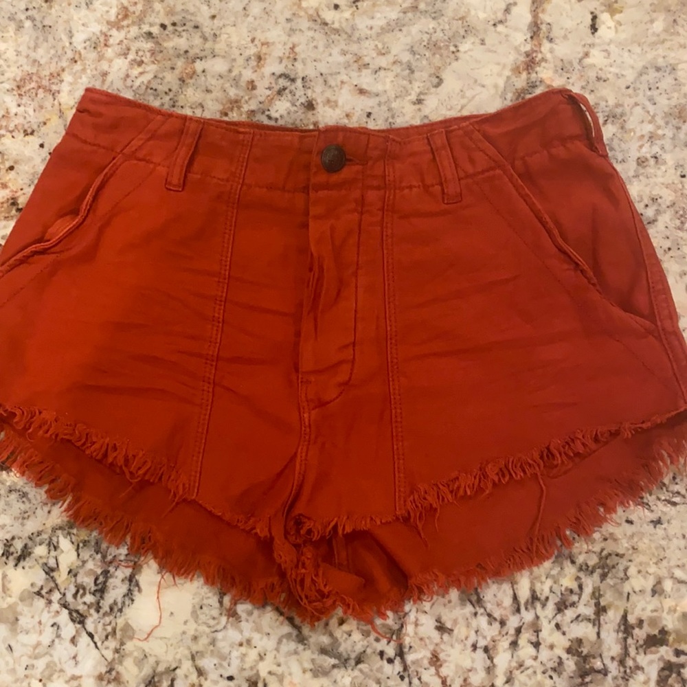 Free people high rise festival shorts